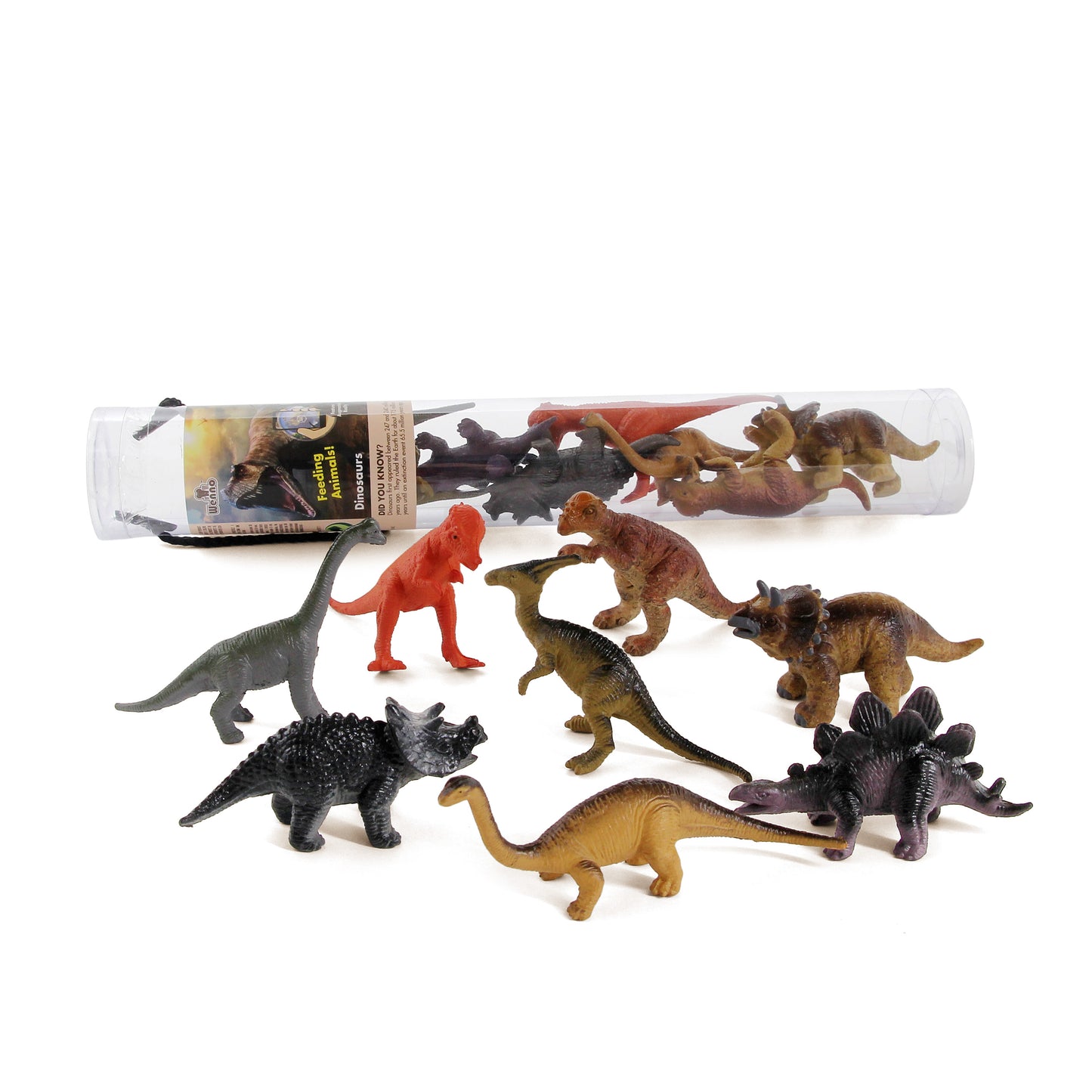 Wenno Dinosaurs Set of 8 件恐龍玩偶套裝 No.6308