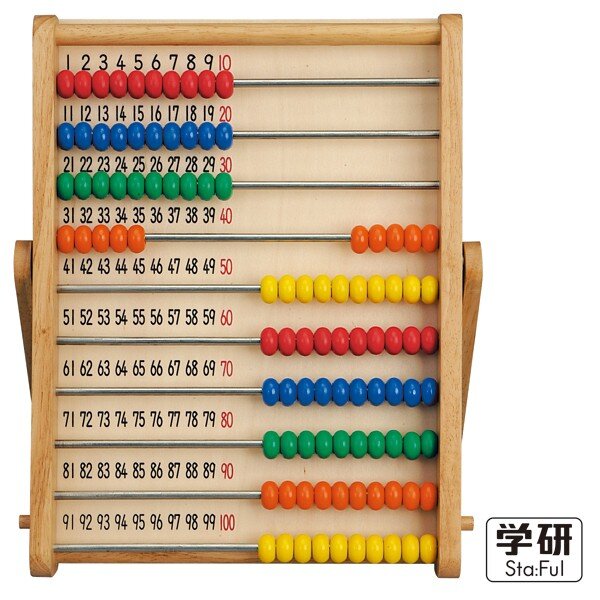 Gakken  Play-to-Learn 100 Abacus 輕鬆初學算珠盤