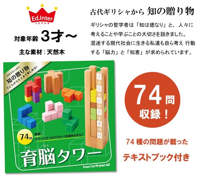 Ed.Inter Puzzle IQ Tower 智力塔