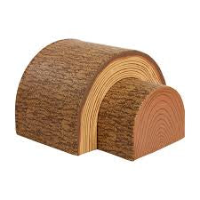 Tree Log Nature-Inspired Tunnel and Climber Set of 2