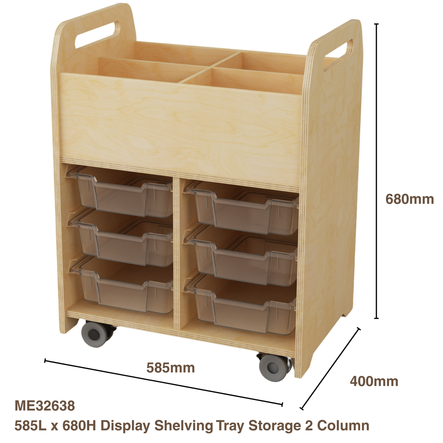 Masterkidz Mobile Tray Storage System 可移動託盤收納系統 可自由選購收納盤
