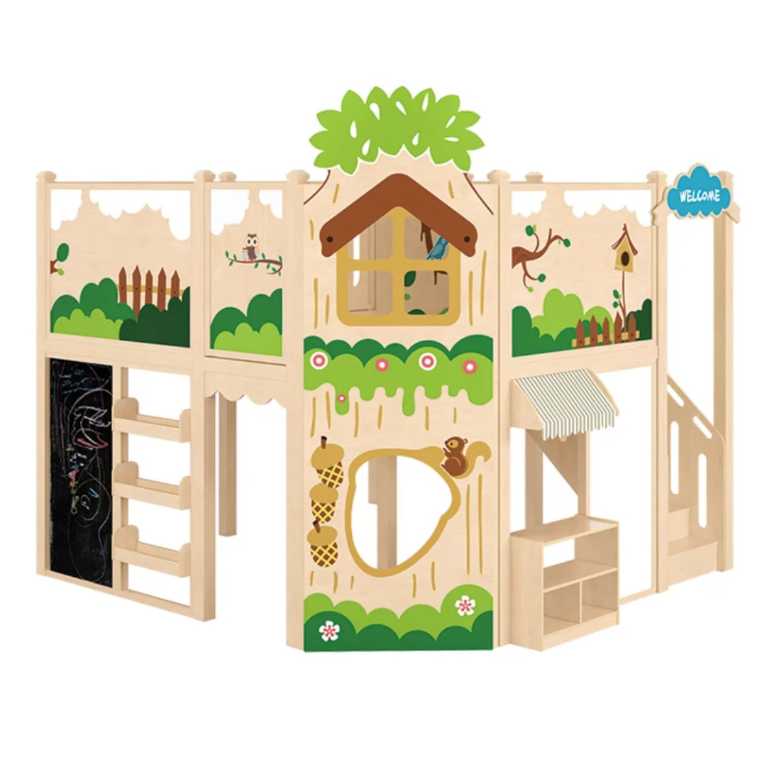 Creative Haven Role-Play Trees house 雙層樹屋 配備扮演及塗鴉