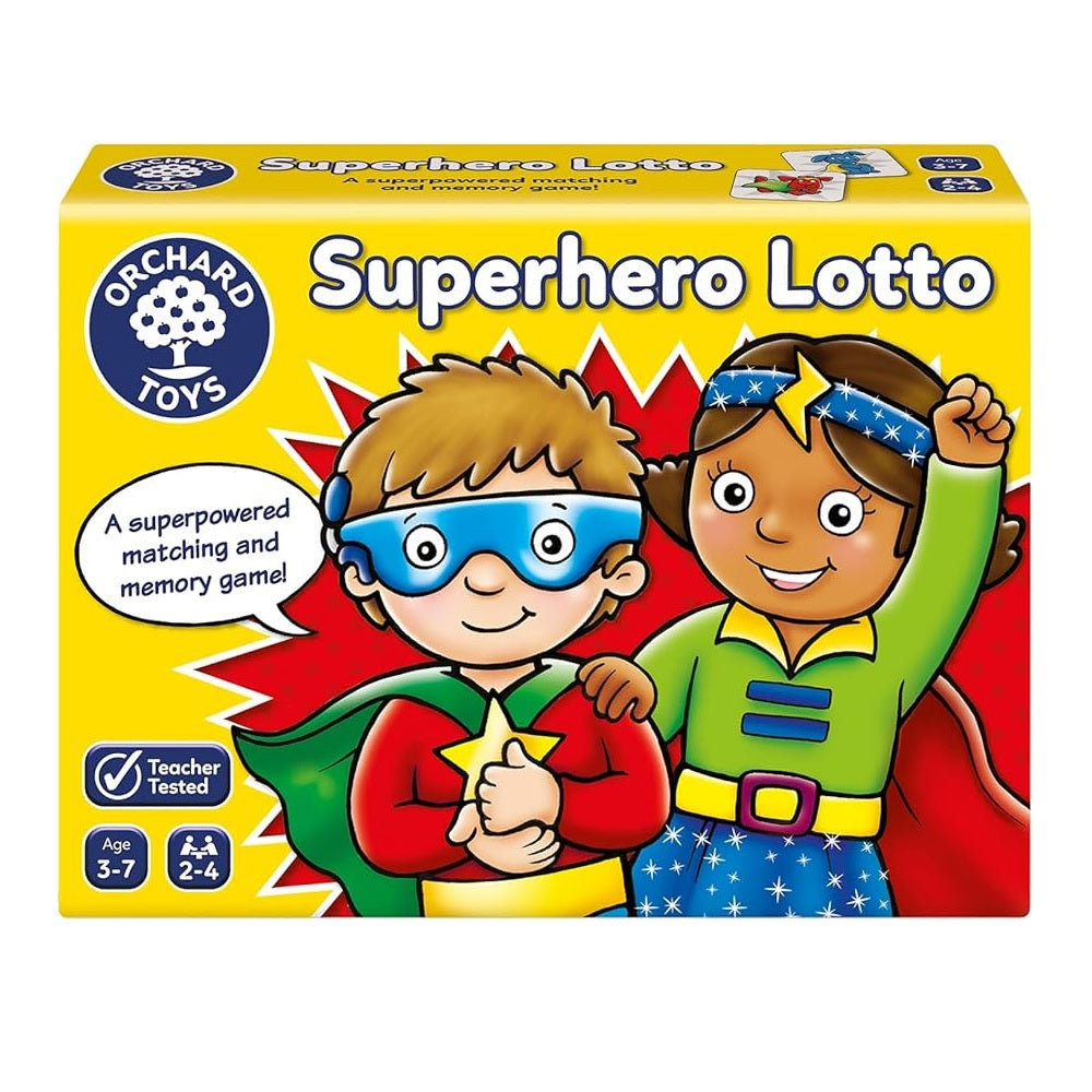 Orchard Toys Superhero Lotto Matching & Memory Game 超級英雄賓果記憶配對遊戲