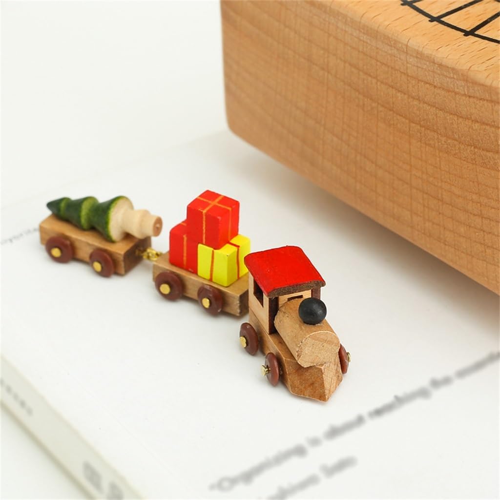 Wooden Music Box - Christmas Train 聖誕小火車 - 木製音樂盒
