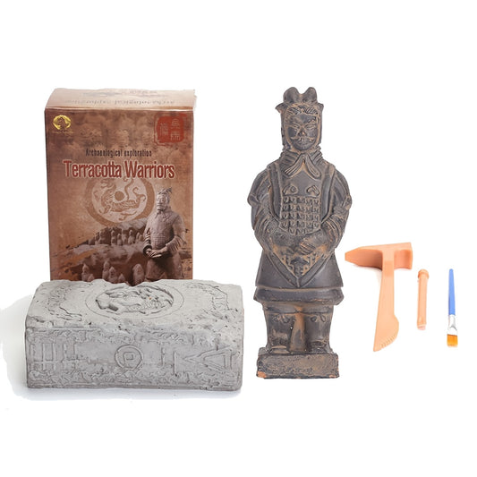 Terracotta Army Excavation Kit Random Fossil 秦始皇陵兵馬俑 陶土挖掘套件 款式隨機