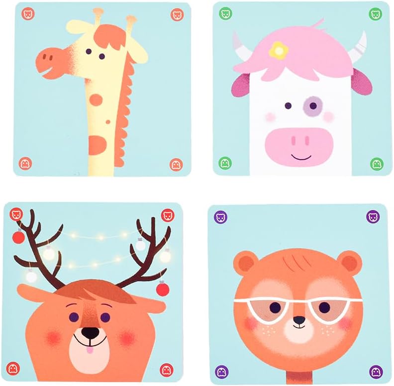 Djeco Animomix Animal Matching & Mixing Logic Game 動物瘋狂配對 邏輯排列與視覺觀察遊戲