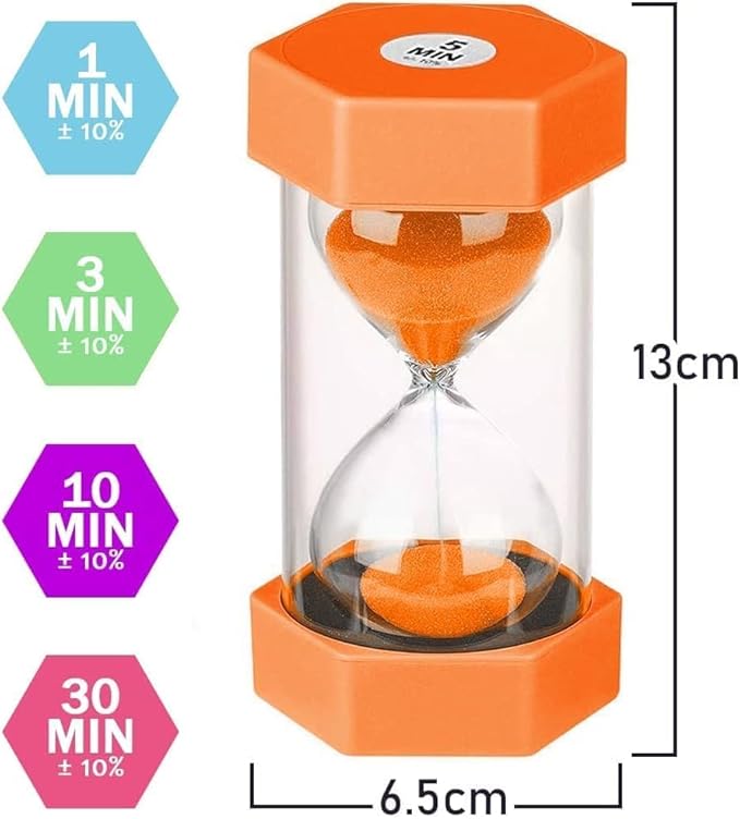 Beleduc Hourglass Set (5 Pieces) 沙漏（5個裝）