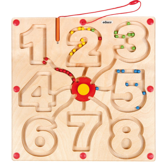 Educo Motor Skills Board - Numbers 磁鐵筆迷宮遊戲 - 數字