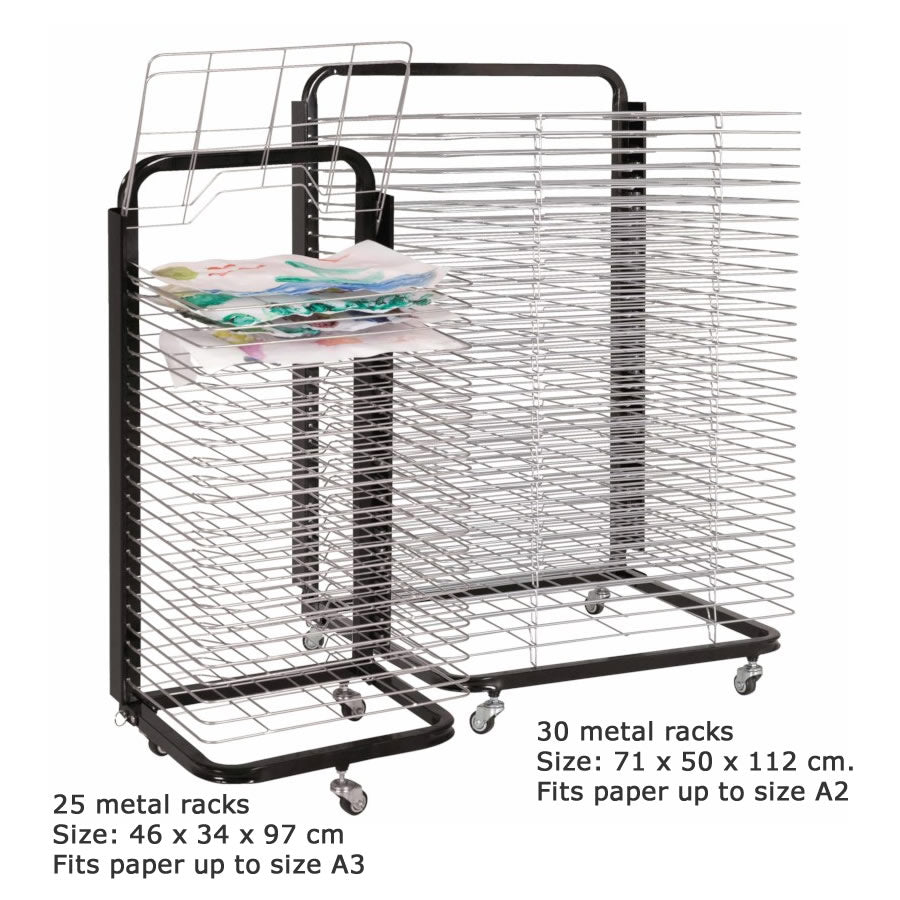 Educo Heutink A2 Drying Rack Movable 30 Racks A2 晾畫架 30層 – MY SCHOOL BUS
