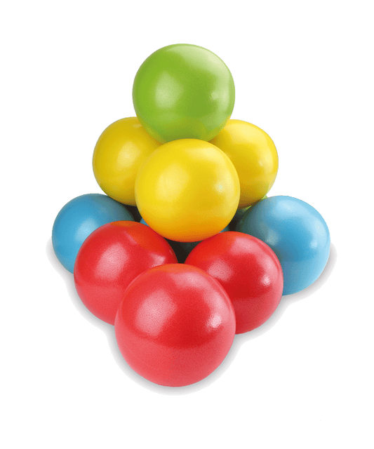 Beleduc Matte Inflatable Soft Balls (12-Pack) 磨砂充氣軟球12只裝