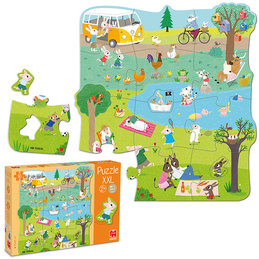 Goula A day in the countryside Puzzle 鄉村拼圖的一天