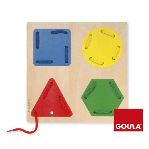 Goula Lacing Game Geometric Shapes 形狀穿線遊戲