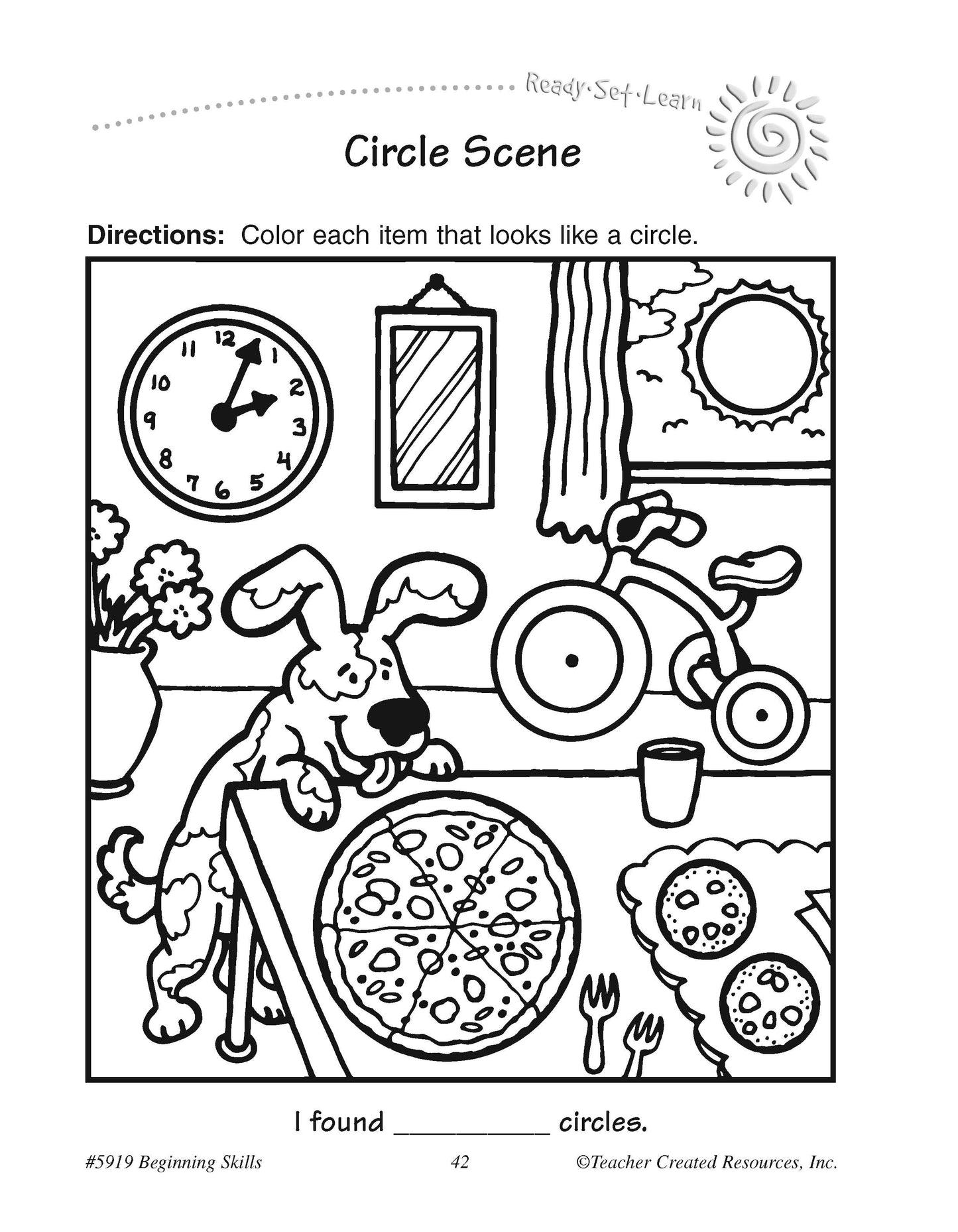 Teacher Created Resources Ready-Set-Learn Beginning Skills PreK-K