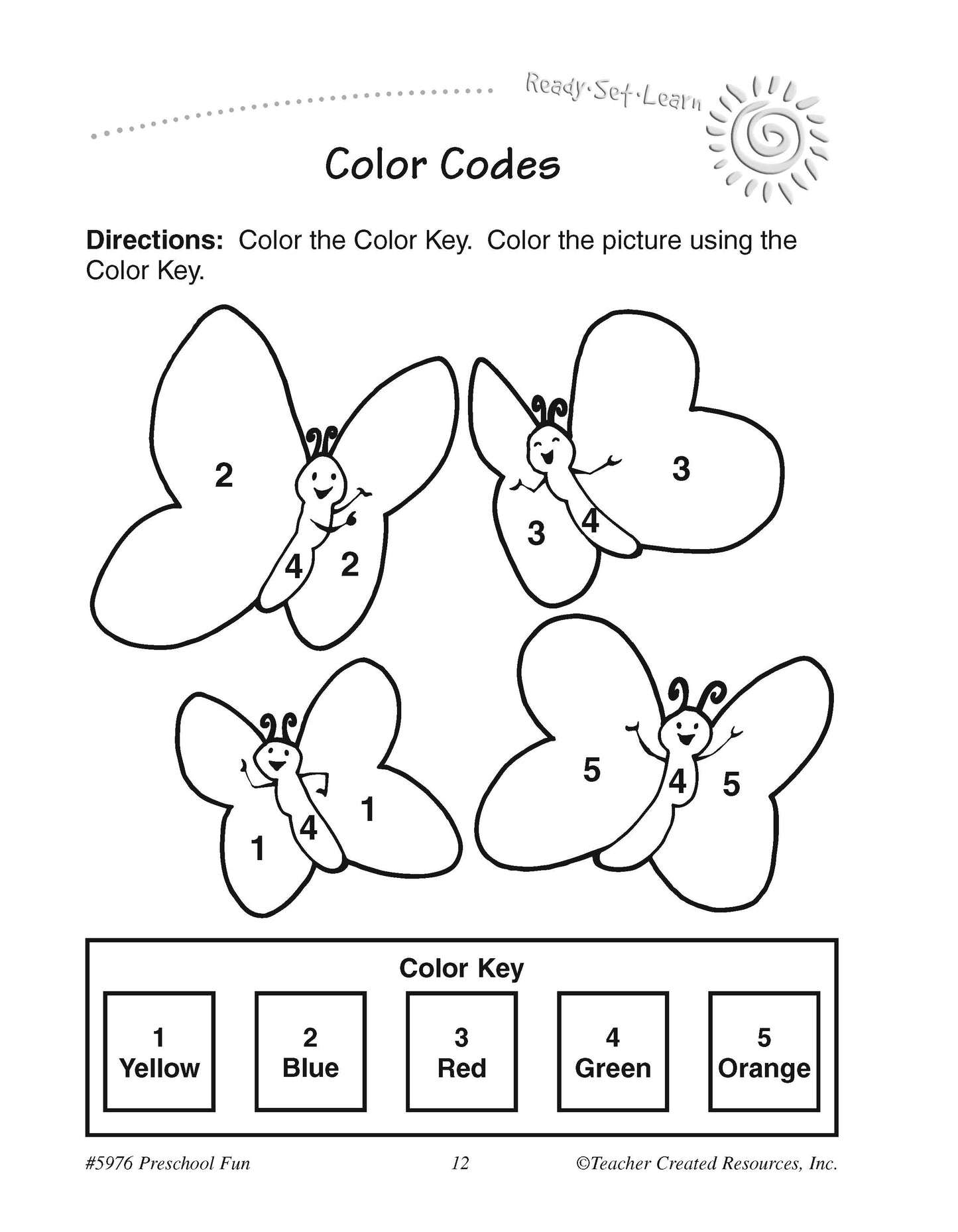 Teacher Created Resources Ready-Set-Learn Preschool Fun