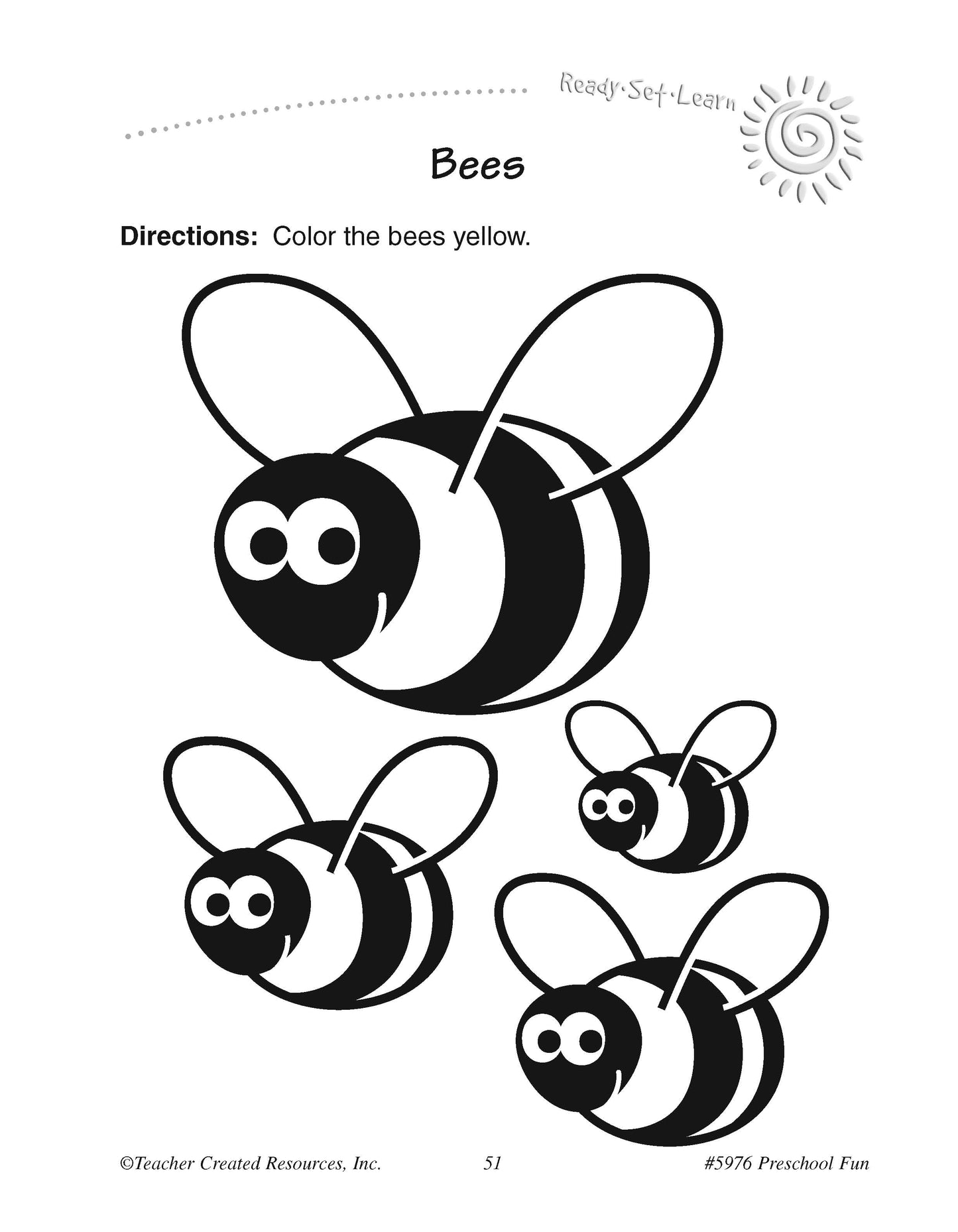 Teacher Created Resources Ready-Set-Learn Preschool Fun