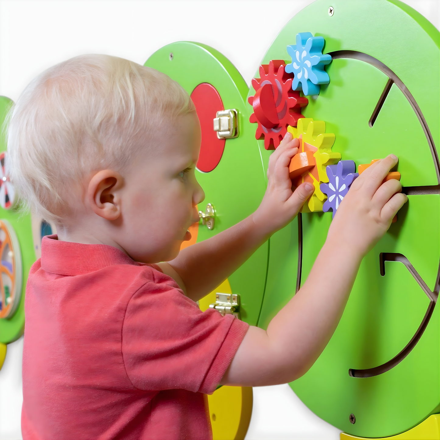 Play Wall Panel Toy Mega Caterpillar Sensory Busy Board – 1870 x 610mm 忙碌的毛毛蟲遊戲牆板