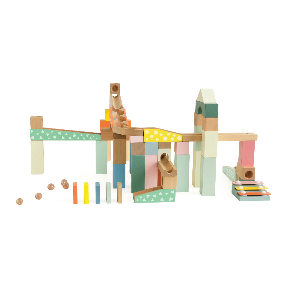 Classic World Marble Blocks Ball Track 滾珠積木組