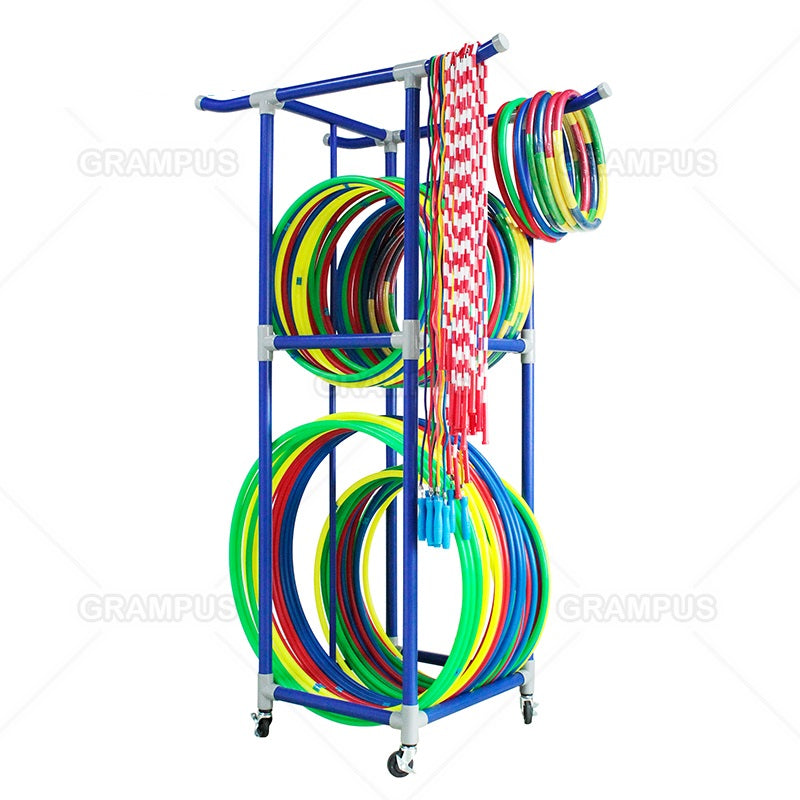 Skipping Rope Storage Rack Movable Hula Hoop & Skipping Rope Storage Cart 可移動 呼啦圈跳繩收納車 – MY SCHOOL BUS