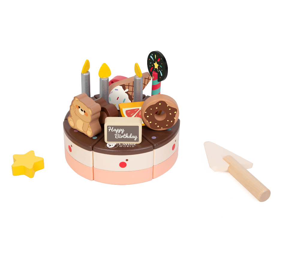 Classic World Birthday Chocolate Cake Playset 生日巧克力蛋糕玩具套裝