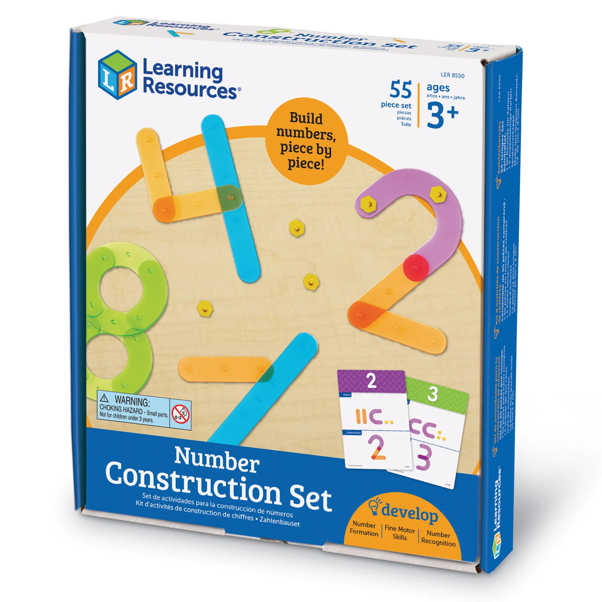 Construction Number 7 Learning Resources Number Construction Activity Set – MY SCHOOL BUS