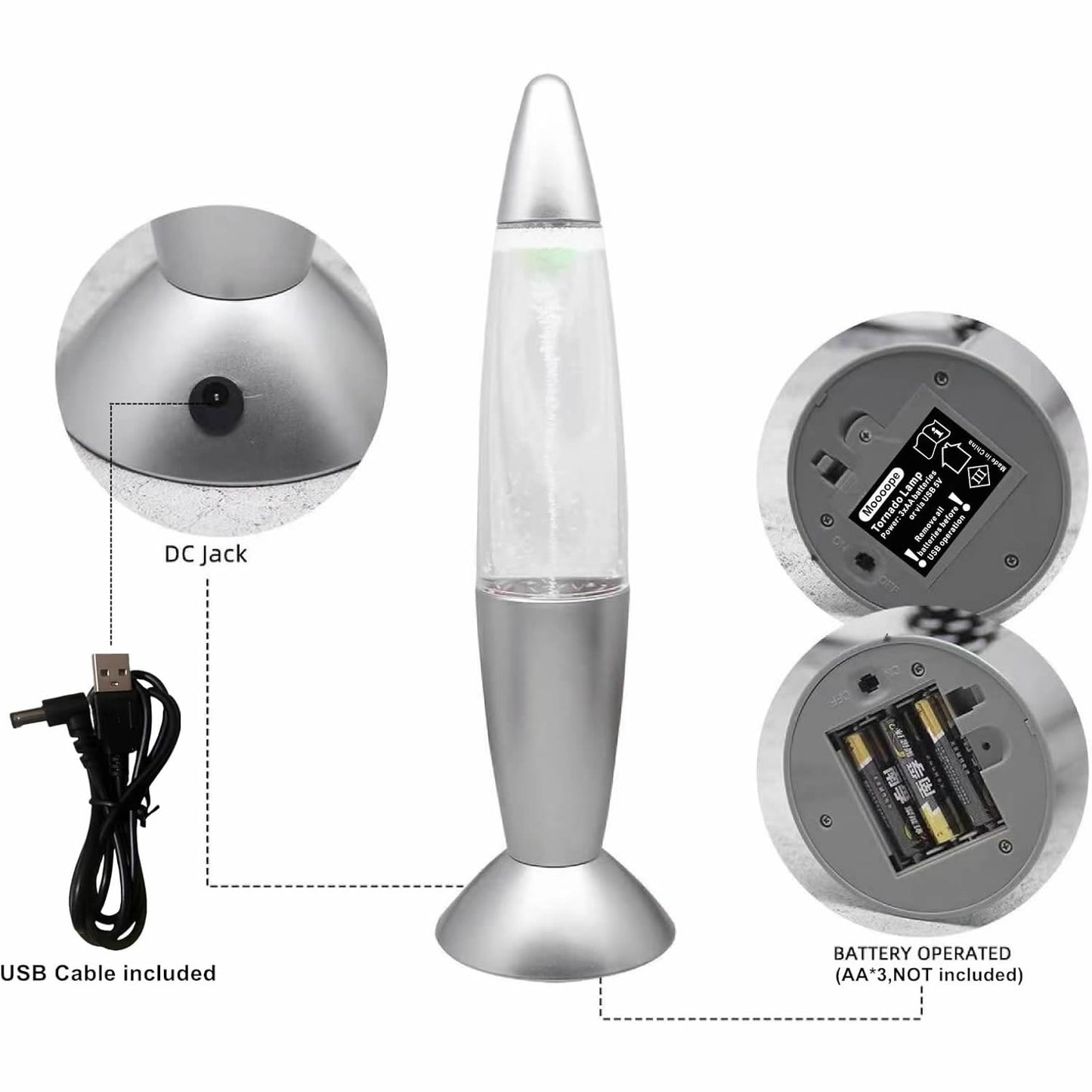 Sensory Twister Lamp LED 35cm 感官龍捲風燈