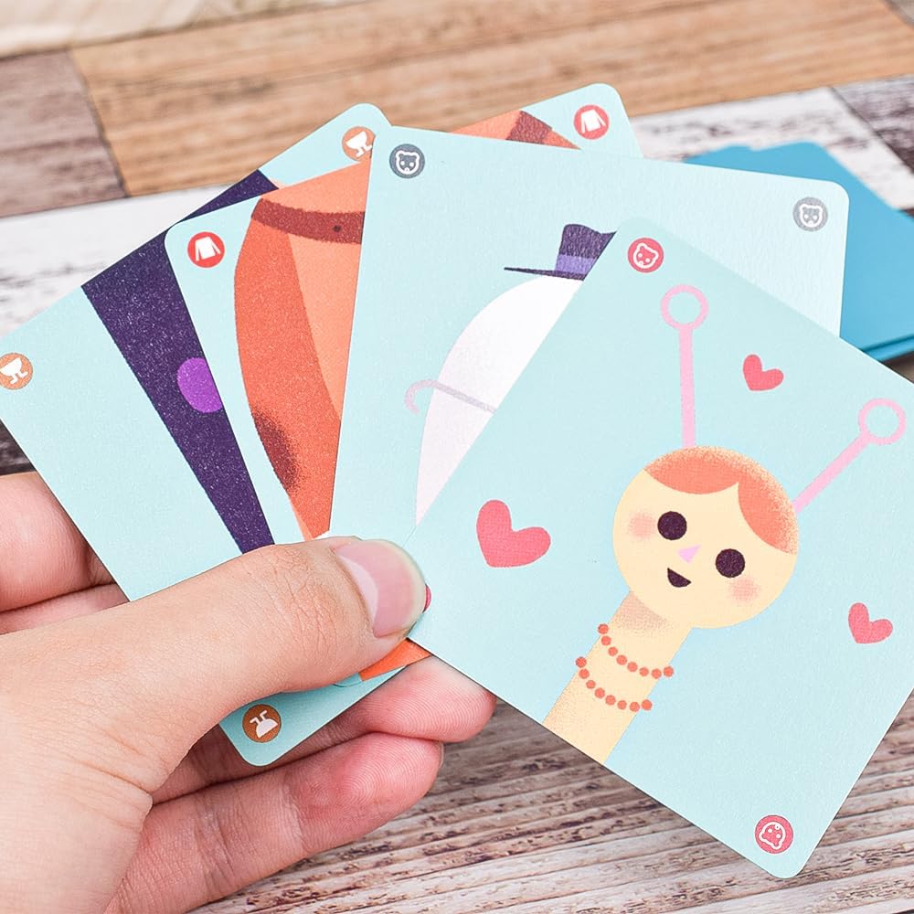 Djeco Animomix Animal Matching & Mixing Logic Game 動物瘋狂配對 邏輯排列與視覺觀察遊戲