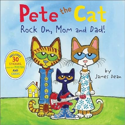 Pete The Cat Rock On Mon And Dad