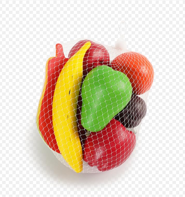 Rubbabu Interactive Realistic Fruit Toys(8pcs) 幼兒安全水果模擬組（8件套）