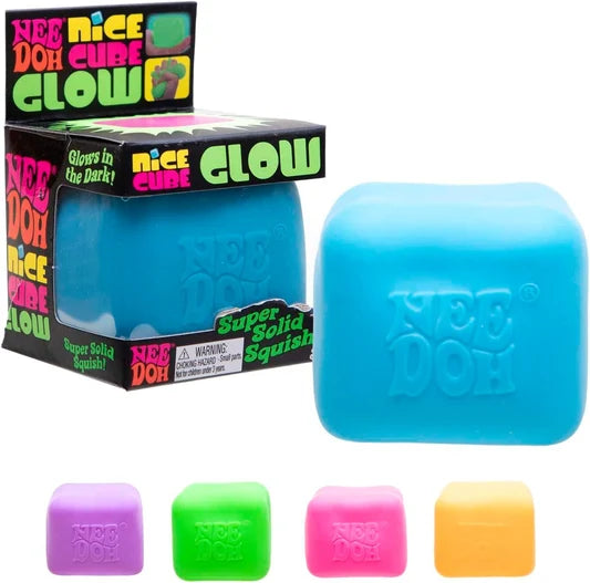 NeeDoh Nice Cube 舒壓方塊 2.25" Square (顏色隨機出貨)