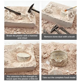 Terracotta Army Excavation Kit Random Fossil 秦始皇陵兵馬俑 陶土挖掘套件 款式隨機