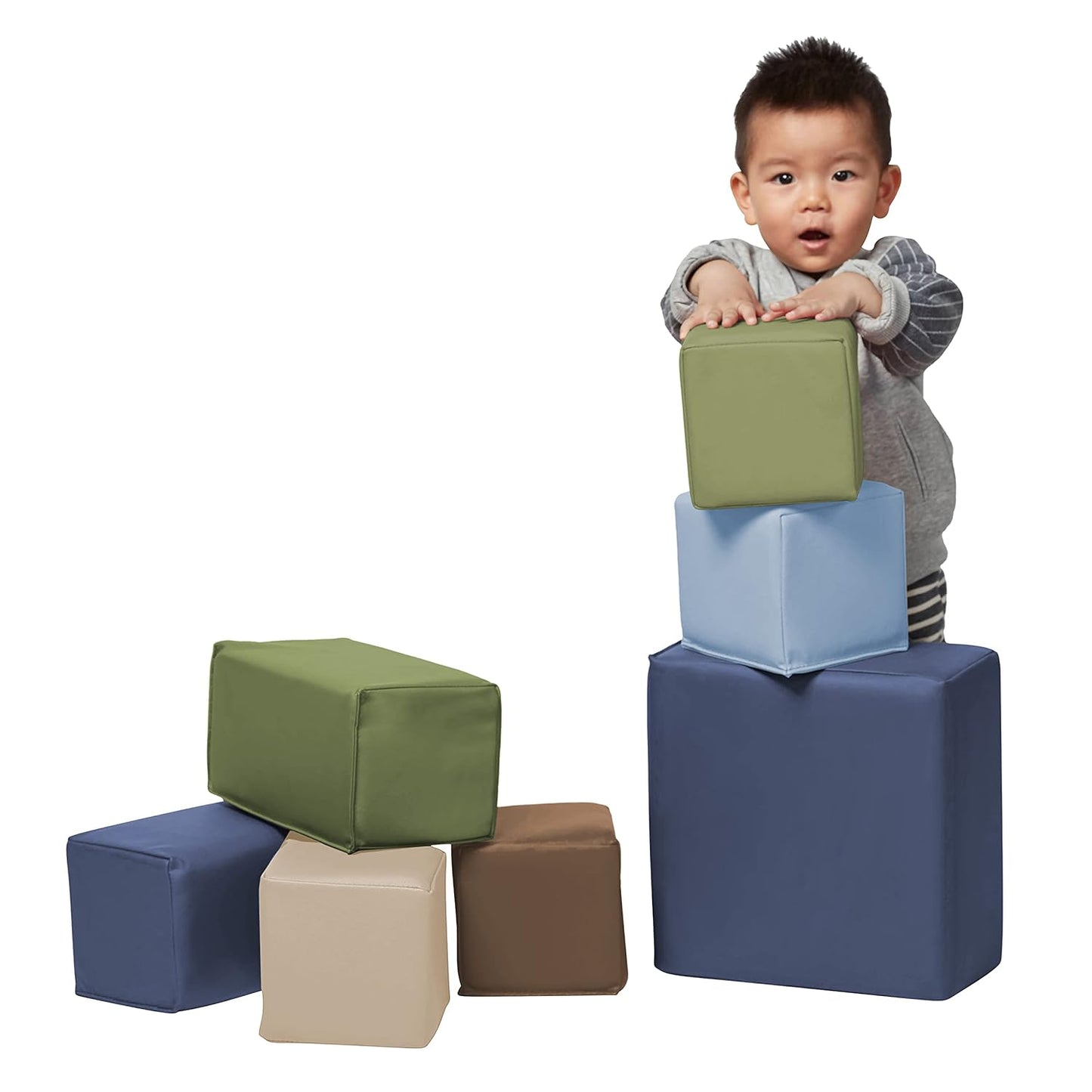 Softy Play Toddler Foam Building Blocks Set of 7件套裝 幼兒泡棉積木