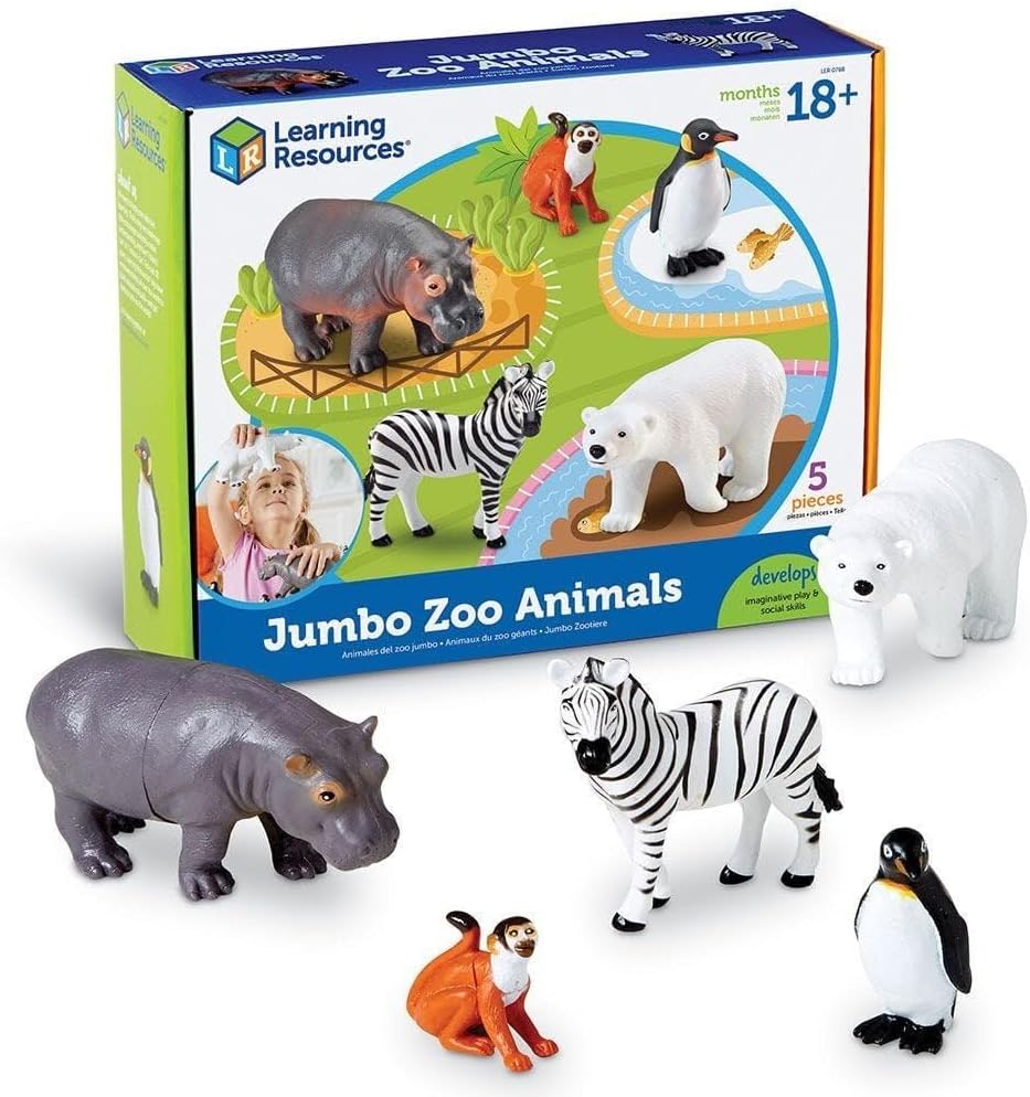 Learning Resources Jumbo Zoo Animals