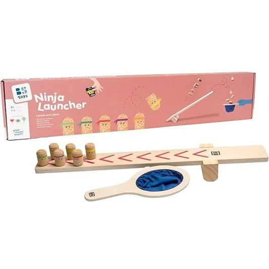 Bs Toys Ninja Launcher 腳踩蹺蹺板