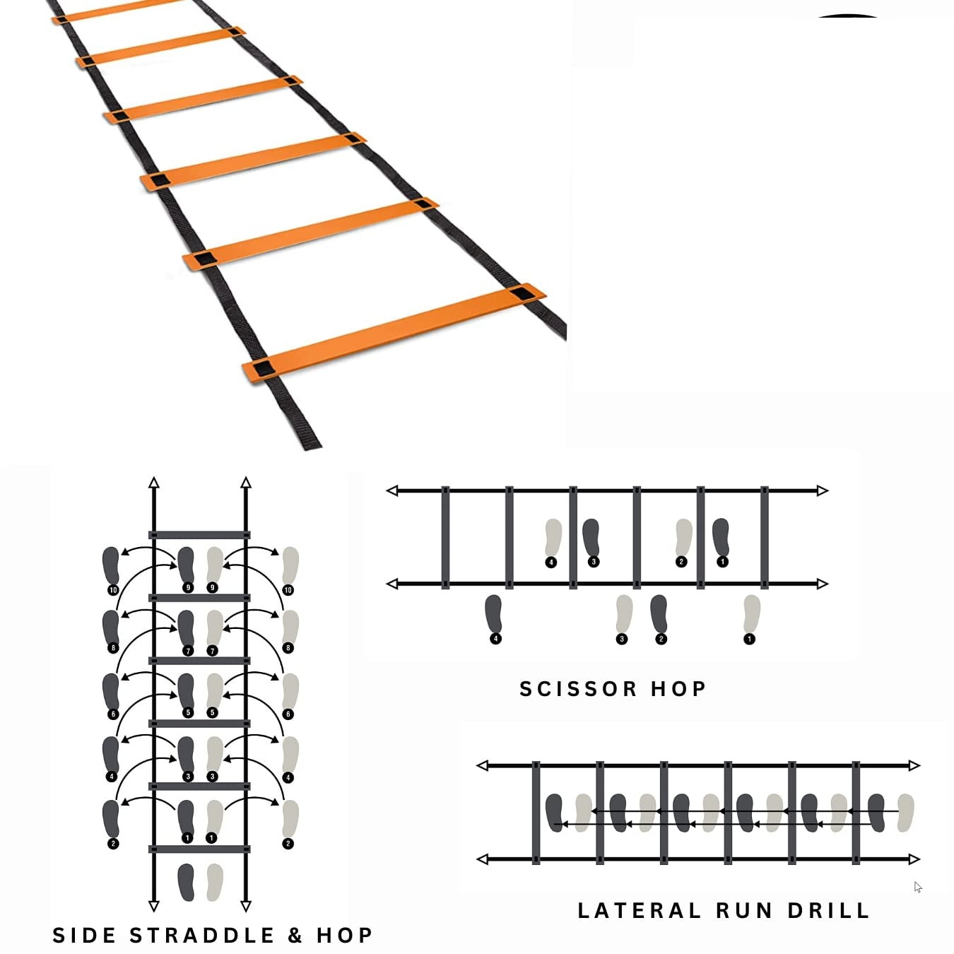 Speed Agility Training Ladder Random Color 敏捷速度訓練梯 顏色隨機