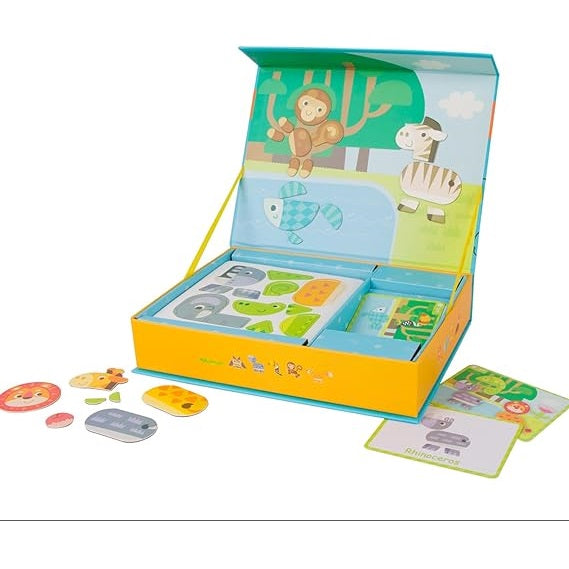 Classic World Magnetic Game Box- Forest Animal with Activity Card 磁性遊戲盒-森林動物-含活動圖咭