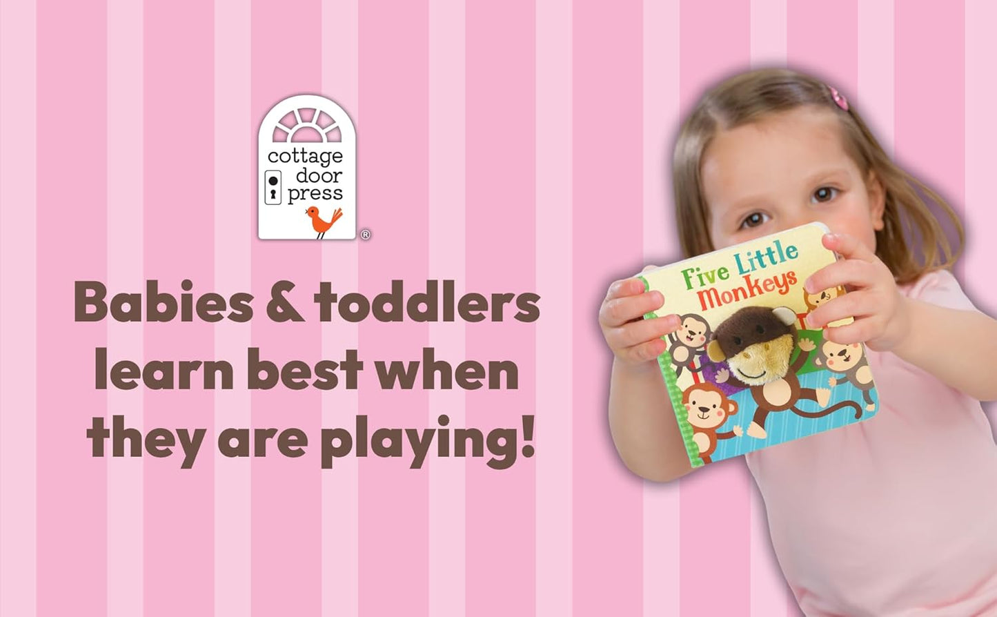 Five Little Monkeys Finger-puppet Book 五隻小猴子手指偶書