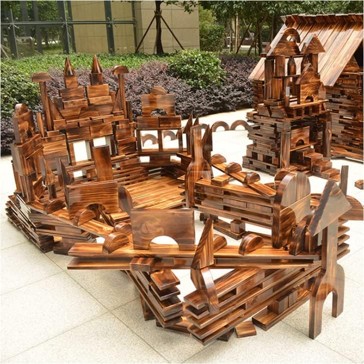 Kindermatic Solid Wooden Building Blocks Set 巨型戶外積木套裝