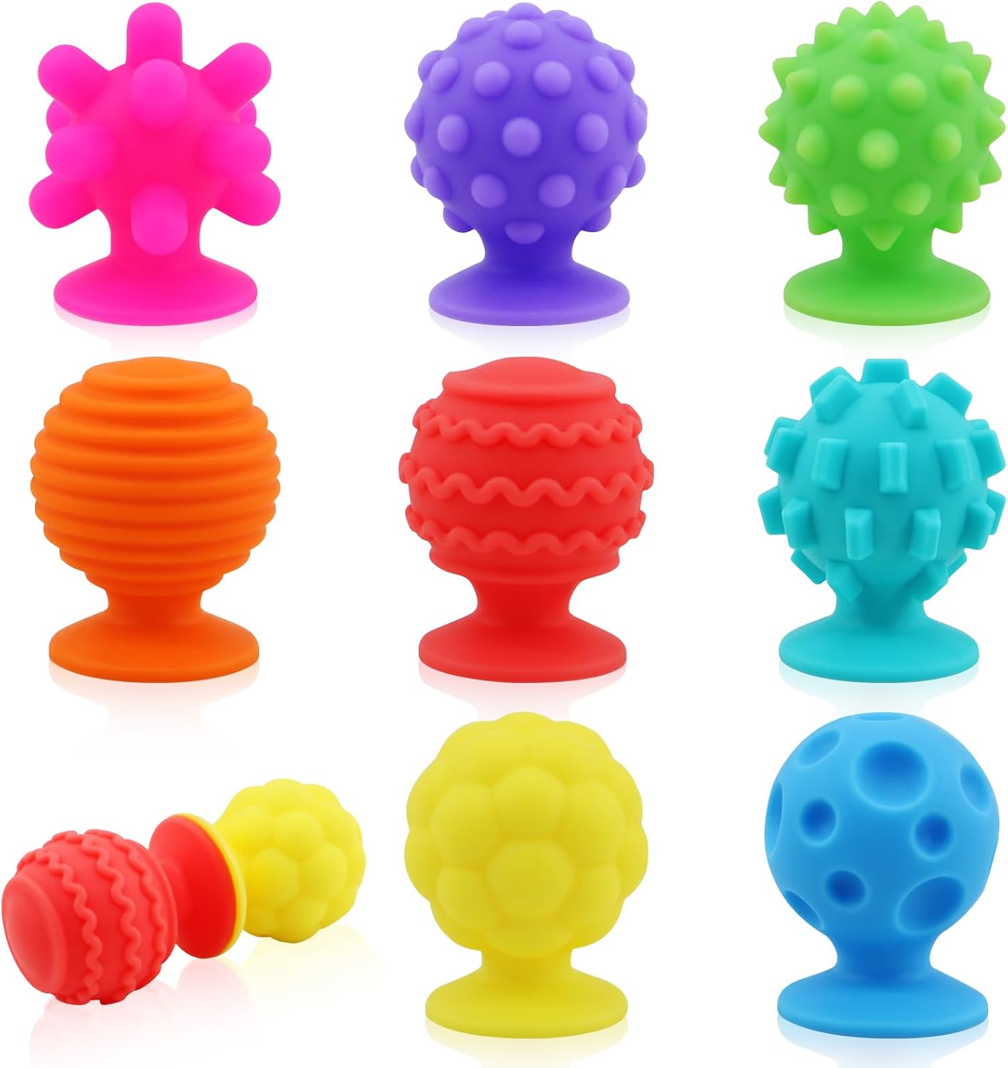 Fidget Sensory Suction Cup Set of 8個套裝 感官小吸盤減壓玩具套裝