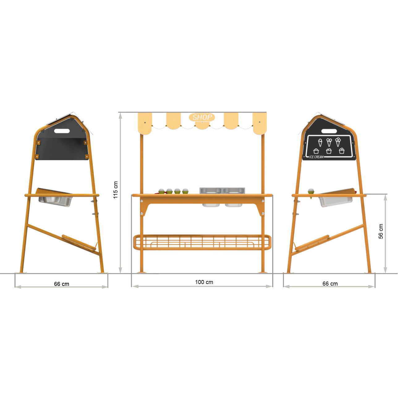 Beleduc TopPlay Outdoor Roleplay Station Ice Cream Shop 戶外冰淇淋小賣店