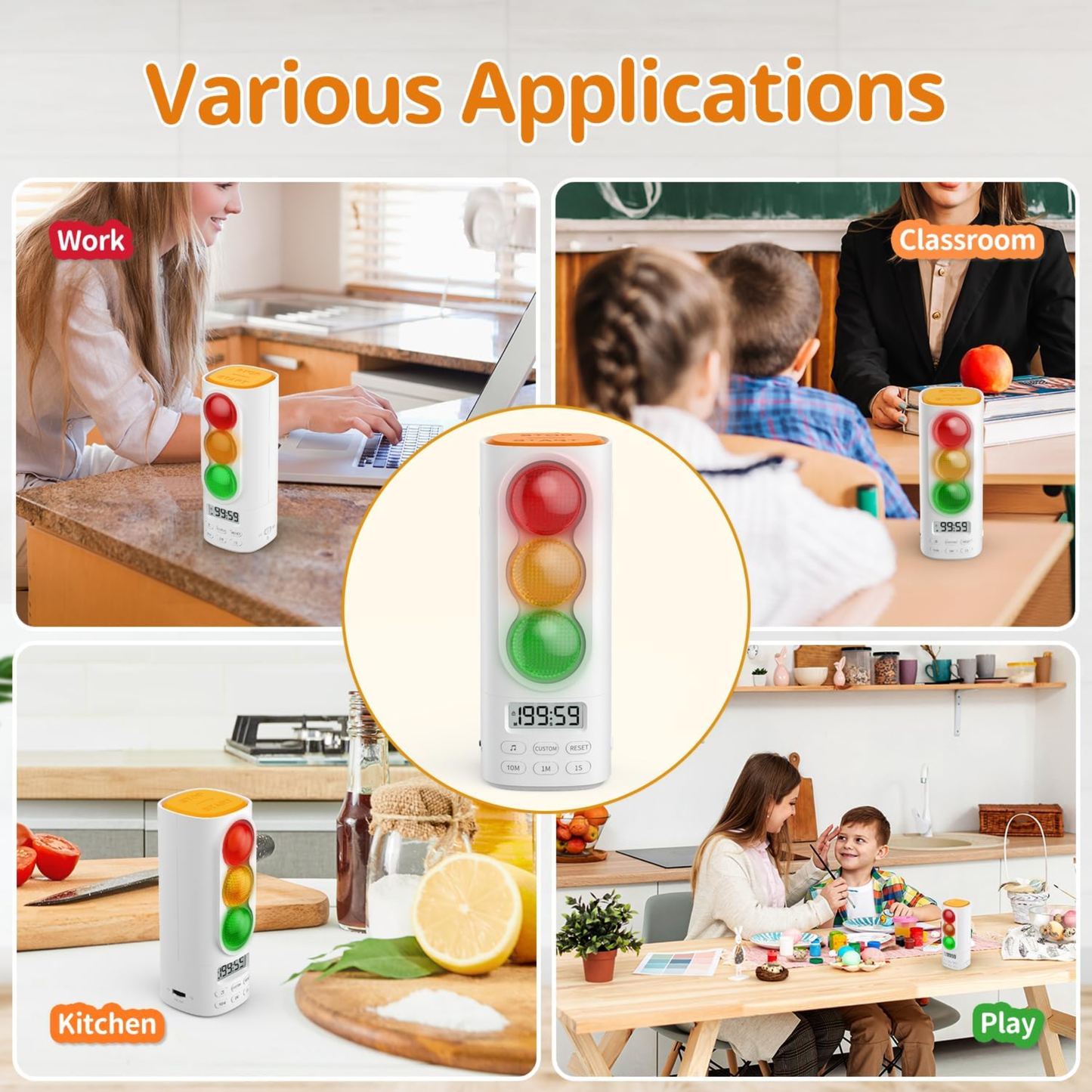 Traffic Light Time Control Visual Timer 交通燈時間管理定時器
