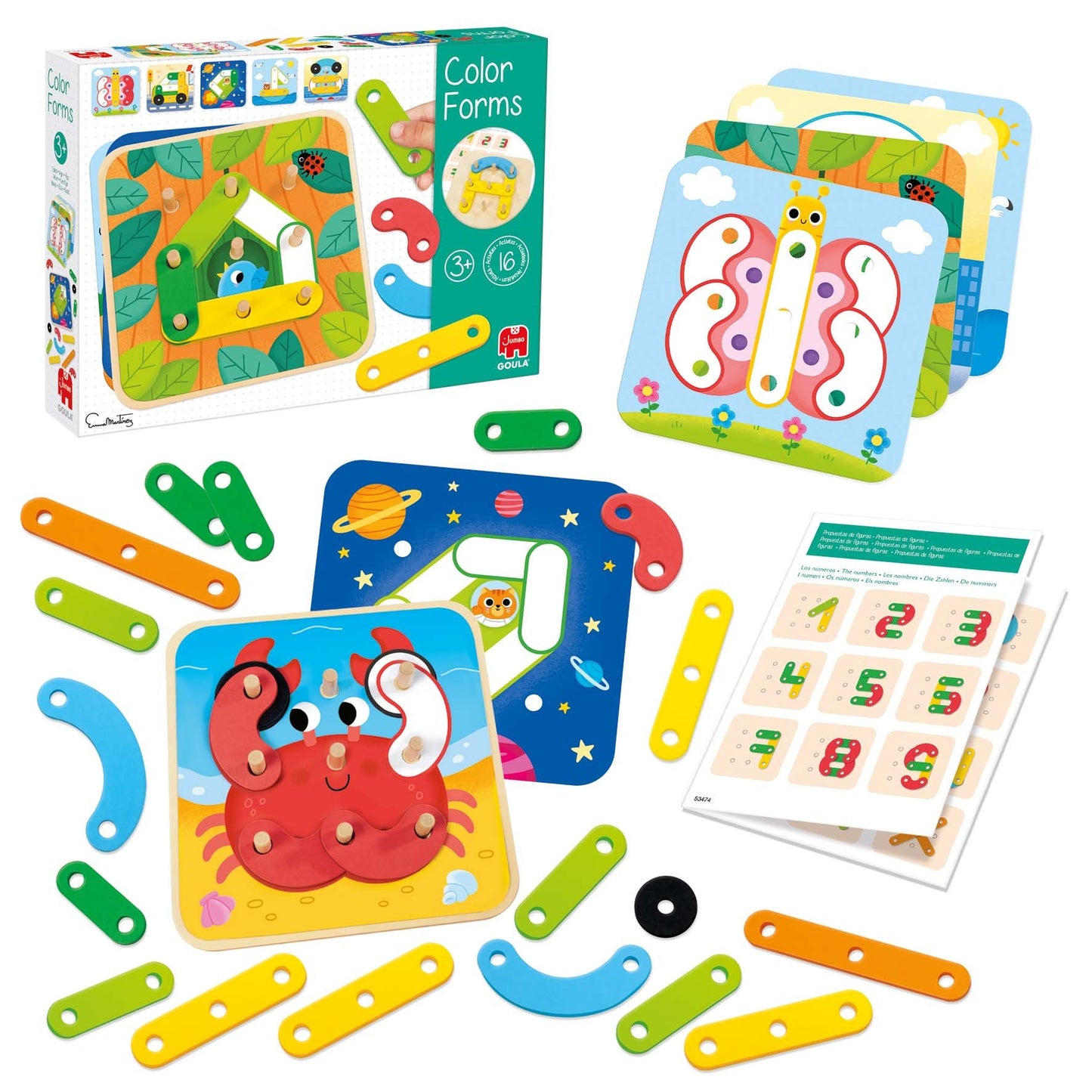 Goula Colors and Shapes Set in a Picture Matching Game