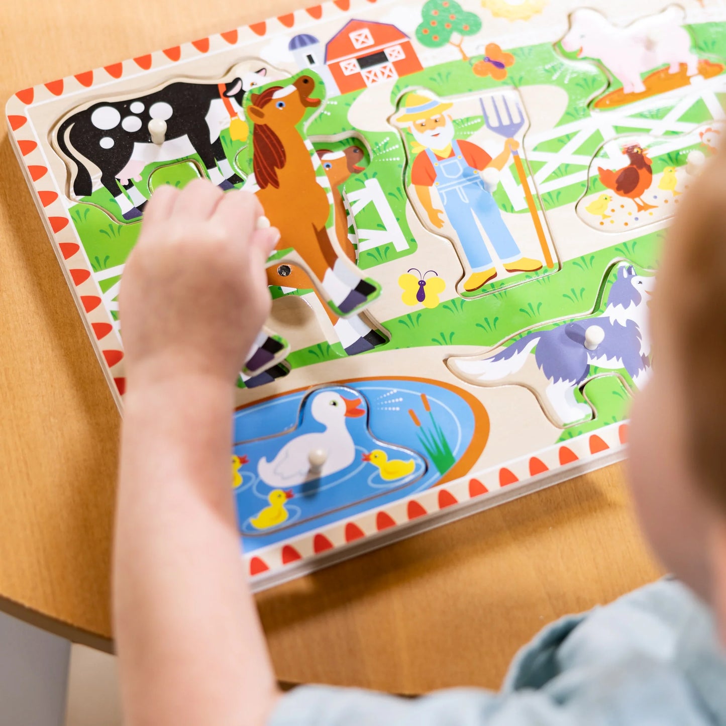 Melissa & Doug Old MacDonald's Farm Sound Puzzle 農場音樂拼圖