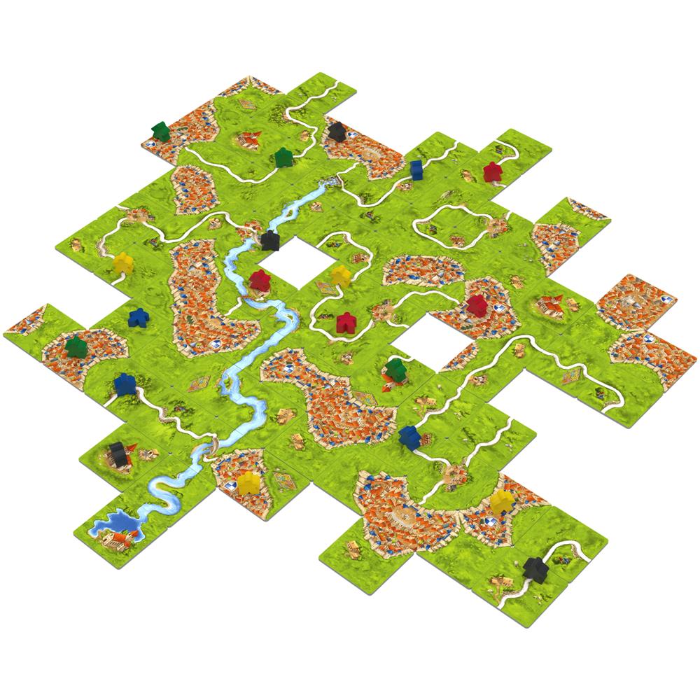 Carcassonne Tile Strategy Game 卡卡頌2.0 - 英文版