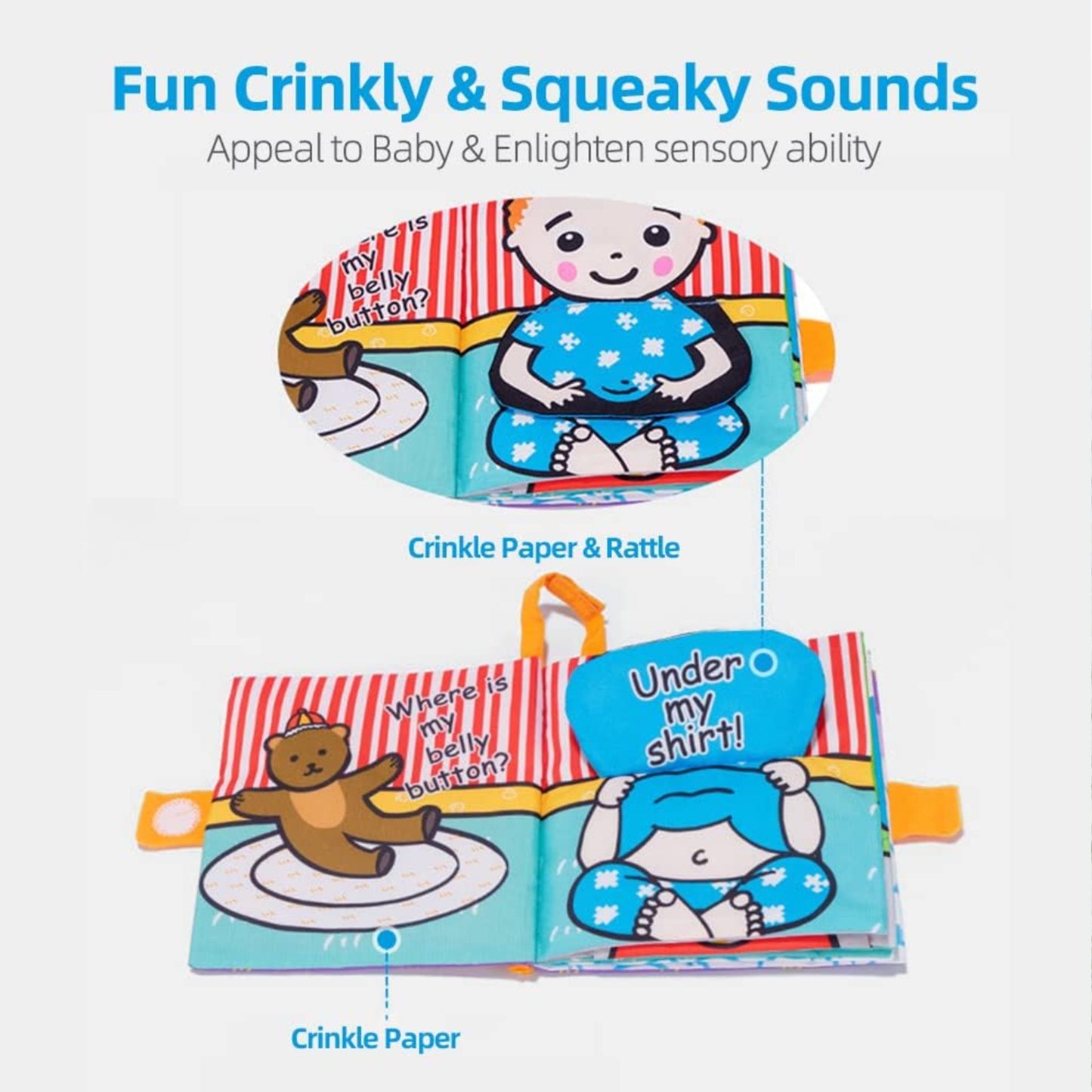 Jollybaby Hide and Seek Cloth Book 捉迷藏布書