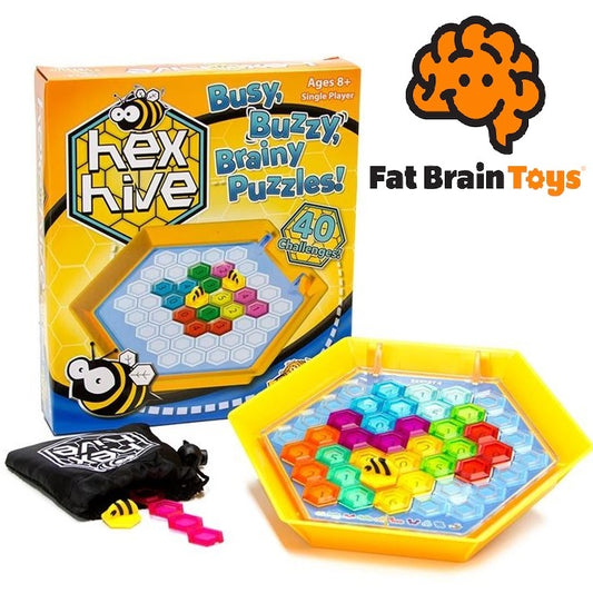 Fat Brian Toys HexHive Make "7" Math Puzzle Game  數值"7" 數學迷陣遊戲