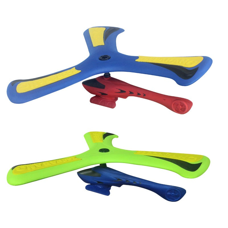 Softoys Zooparang Helicopter Boomerang 直昇機回力鏢拋接運動玩具 顏色隨機