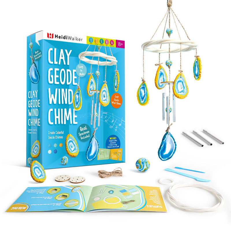 Make Your Own Clay Geodes Wind Chime 動手做- 黏土晶洞風鈴製作套裝