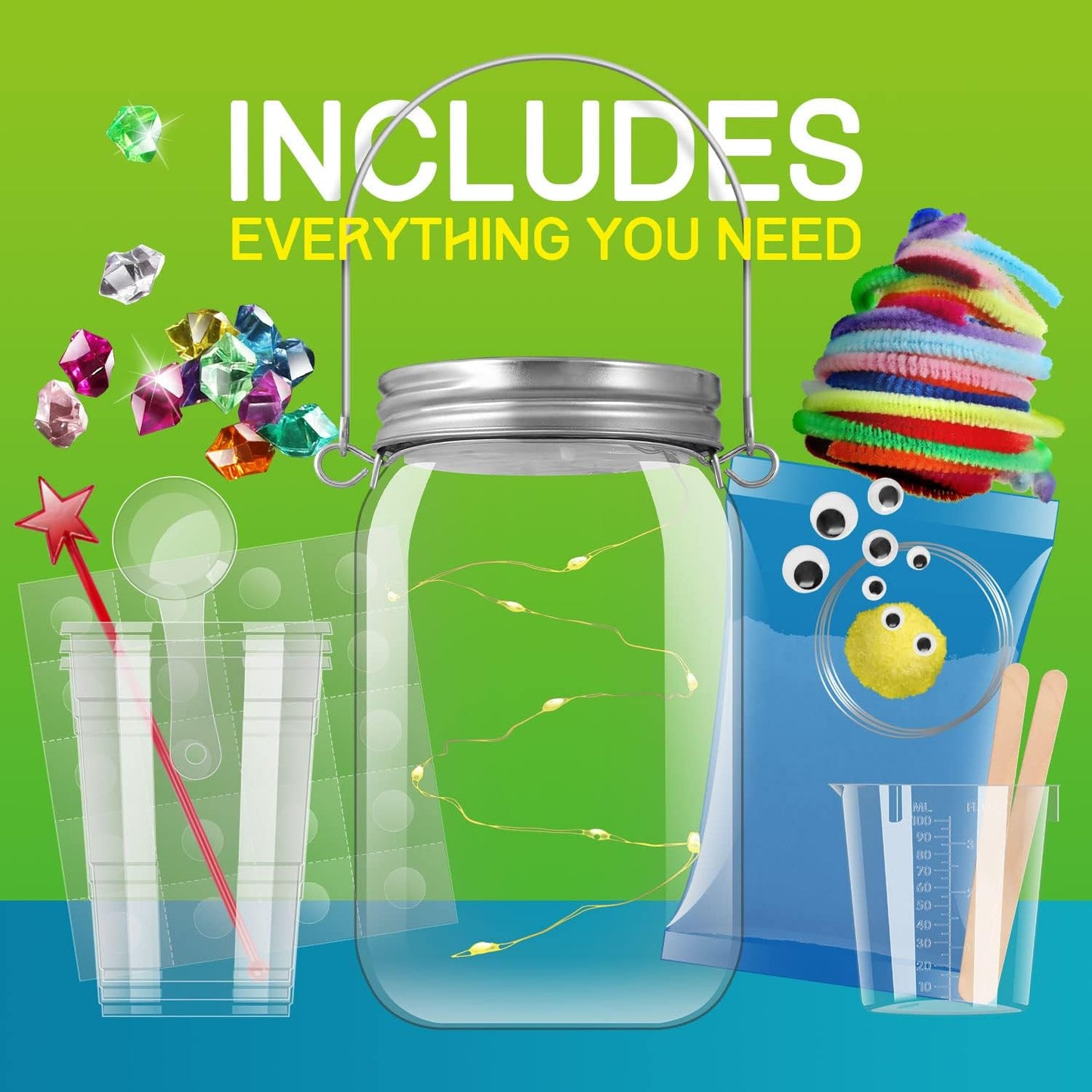Crystal Growing Terrarium Kit 水晶種植觀賞瓶套裝