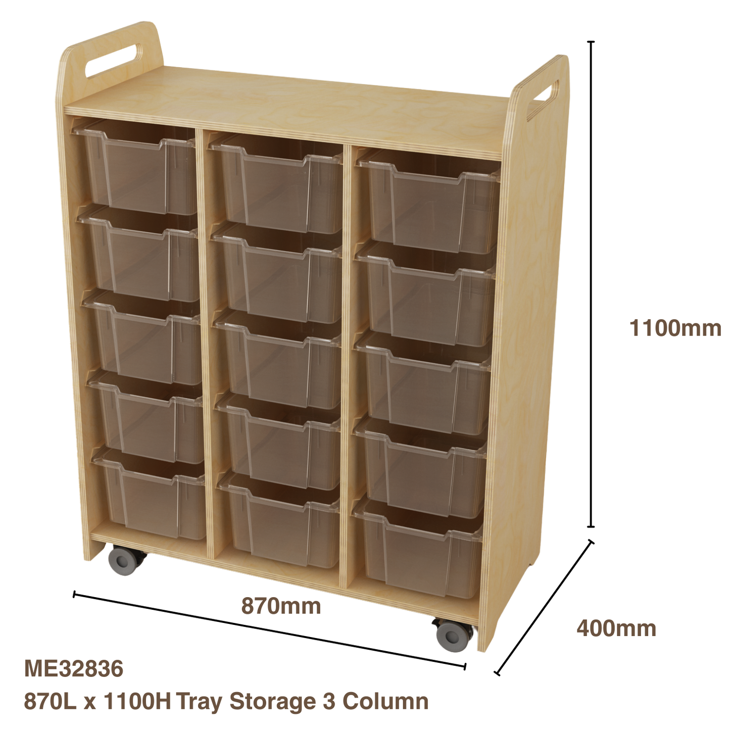 Masterkidz Mobile Tray Storage System 可移動託盤收納系統 可自由選購收納盤