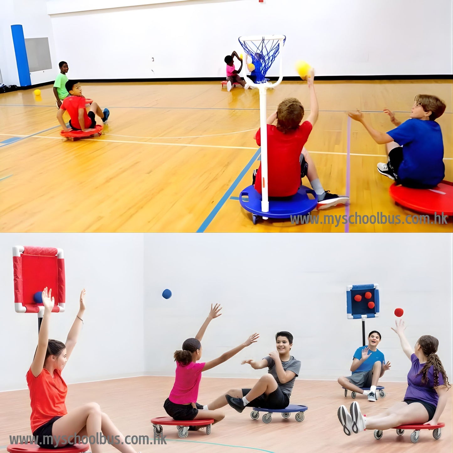 Sit & Move Scooter Board 坐行滑板車運動